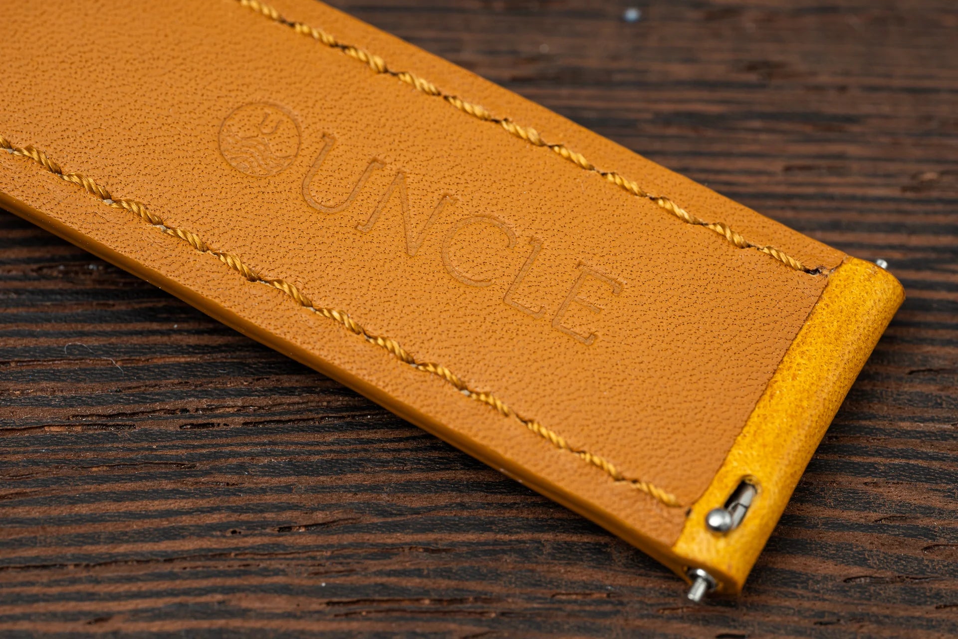 Premium Calfskin Leather Strap - Honey