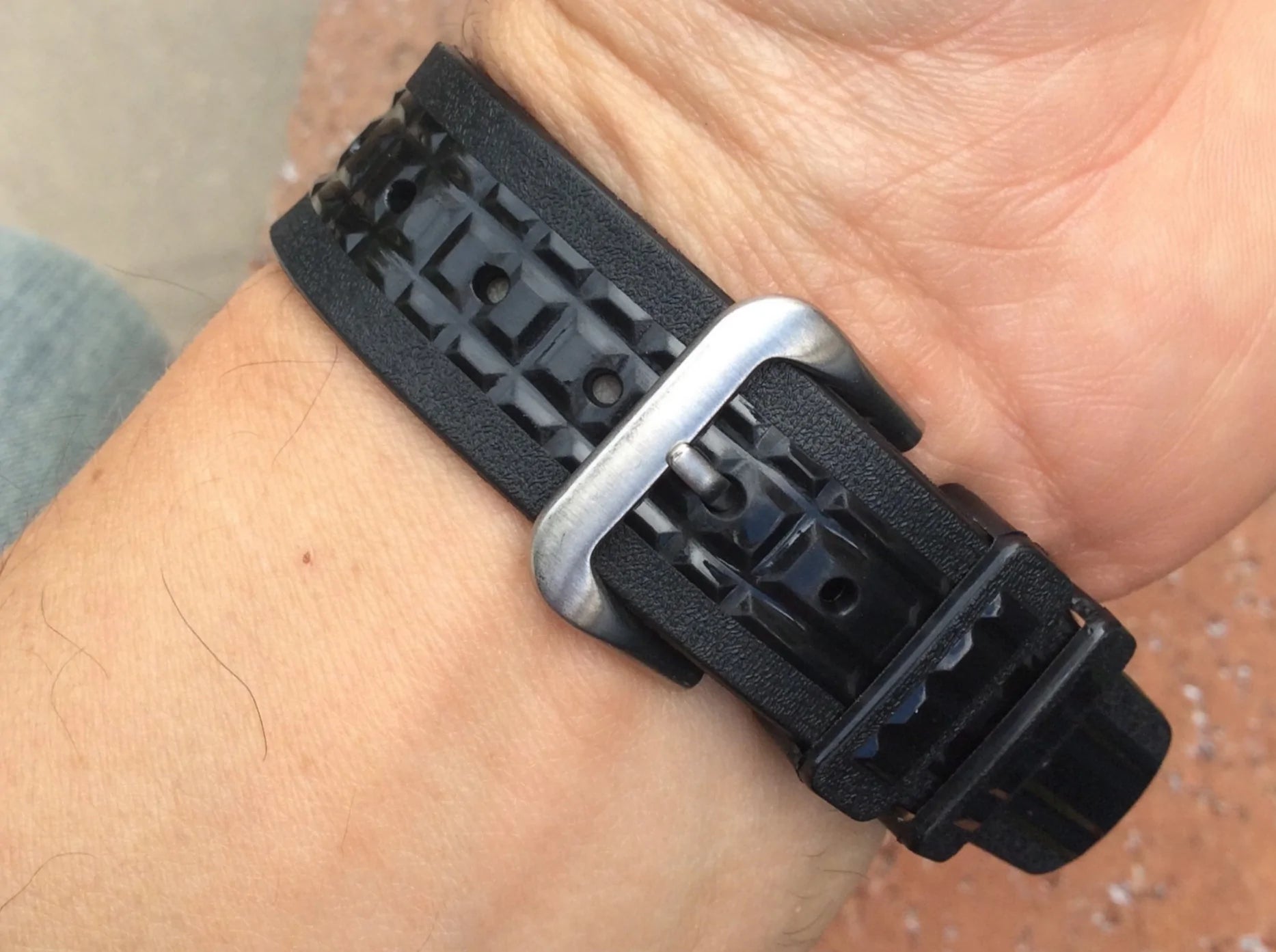 Rubber Chocolate Bar Strap (19/20/22mm)
