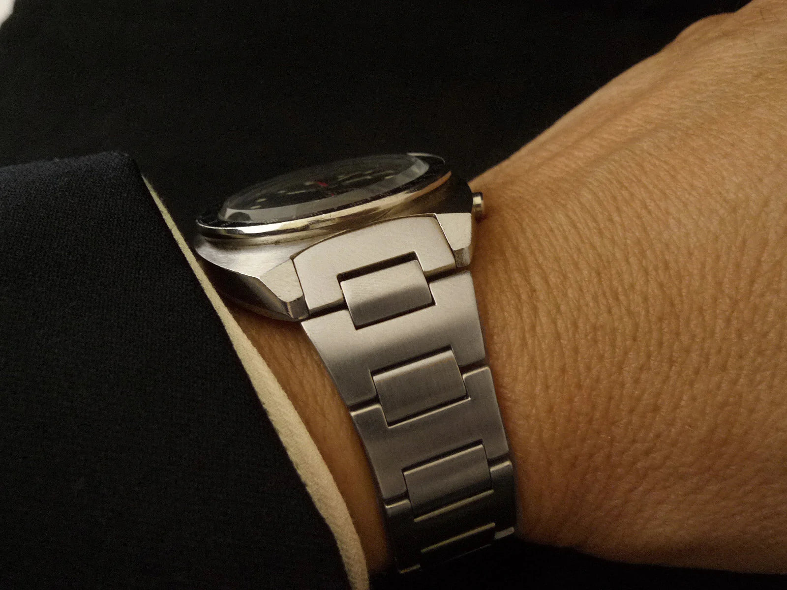 Solid Link Tapered H-Link Bracelet for the 6139