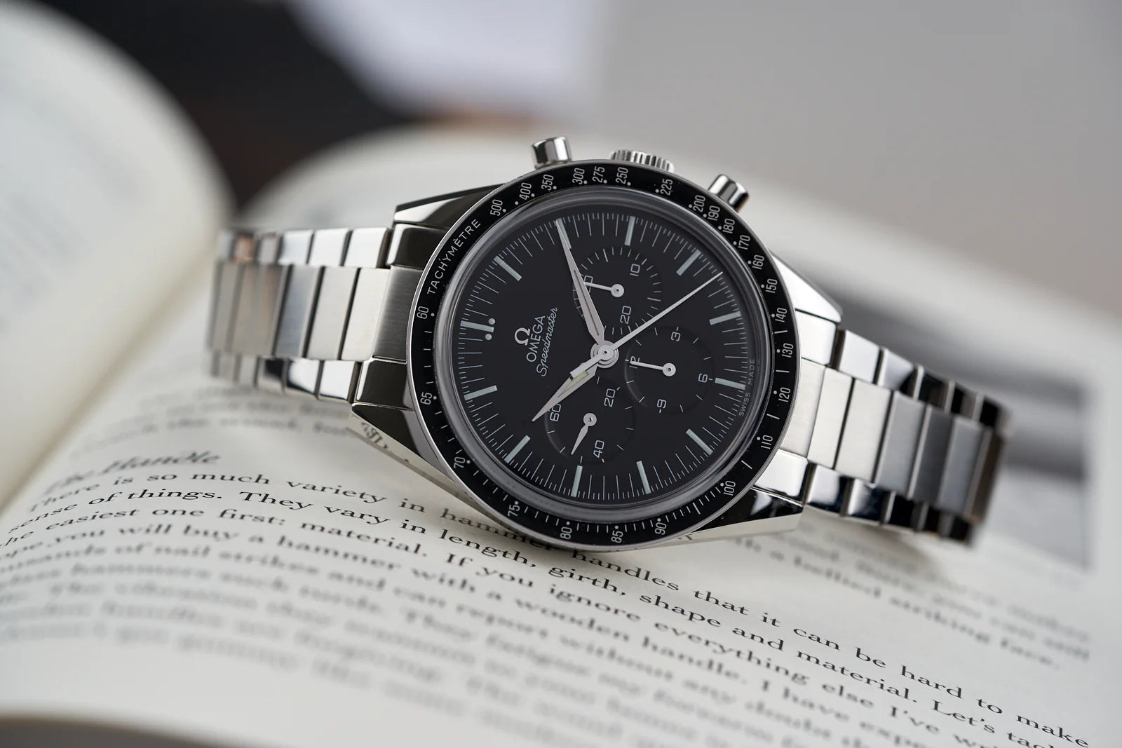 US1035 Flat Link Bracelet Omega Speedmaster 19 20mm