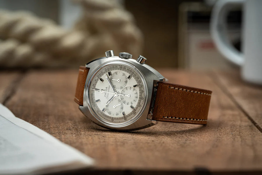 Classic Cowhide Leather Strap - Saddle Tan