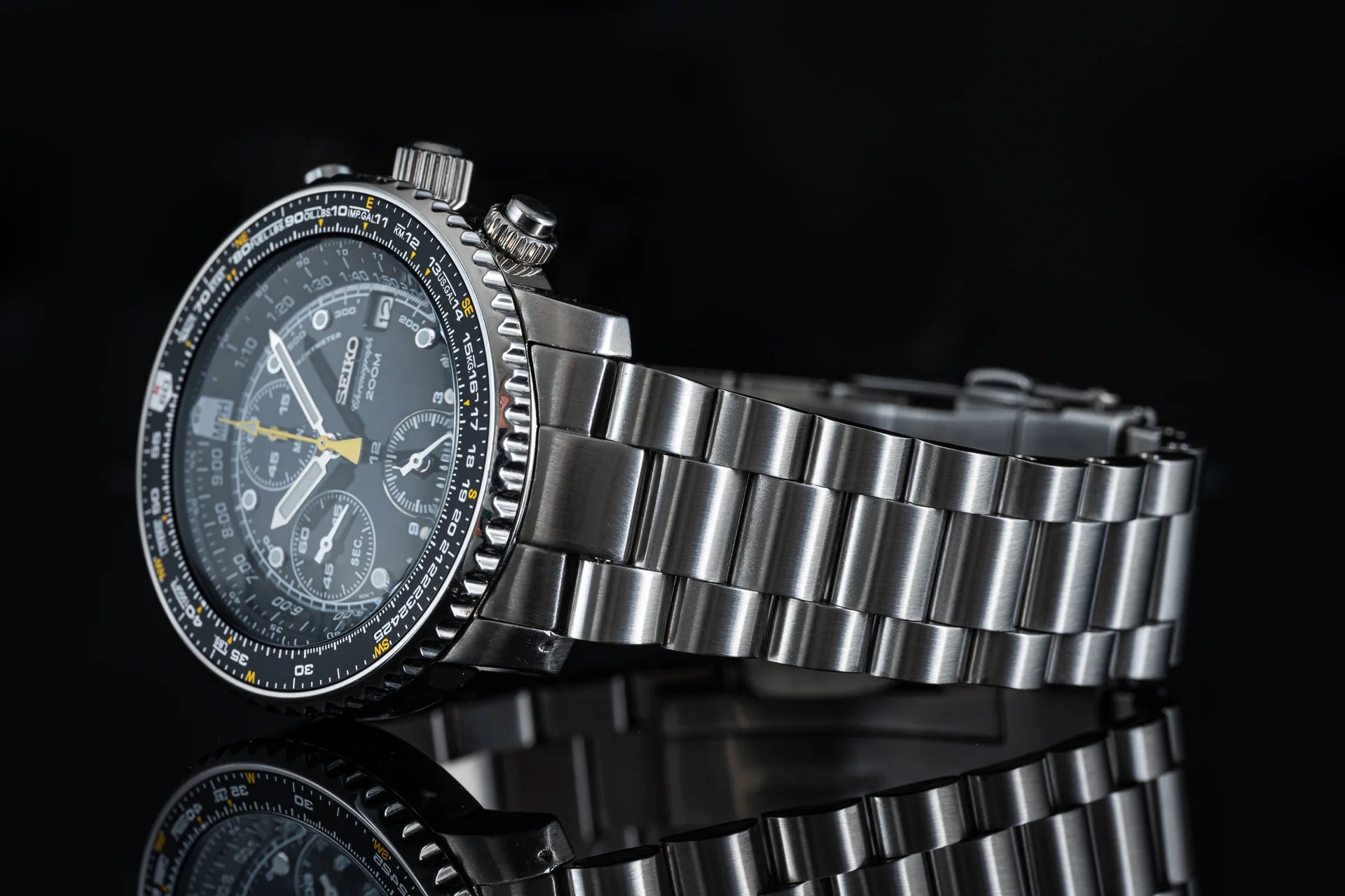 Lincoln Bracelet Seiko SNA411 Flightmaster unlimitedstraps