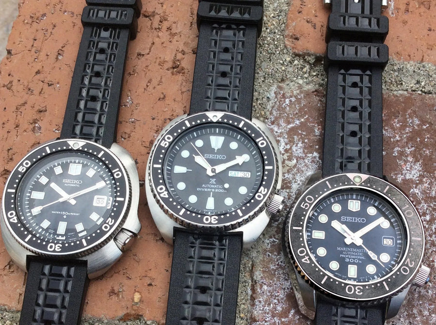 Rubber Chocolate Bar Strap (19/20/22mm)