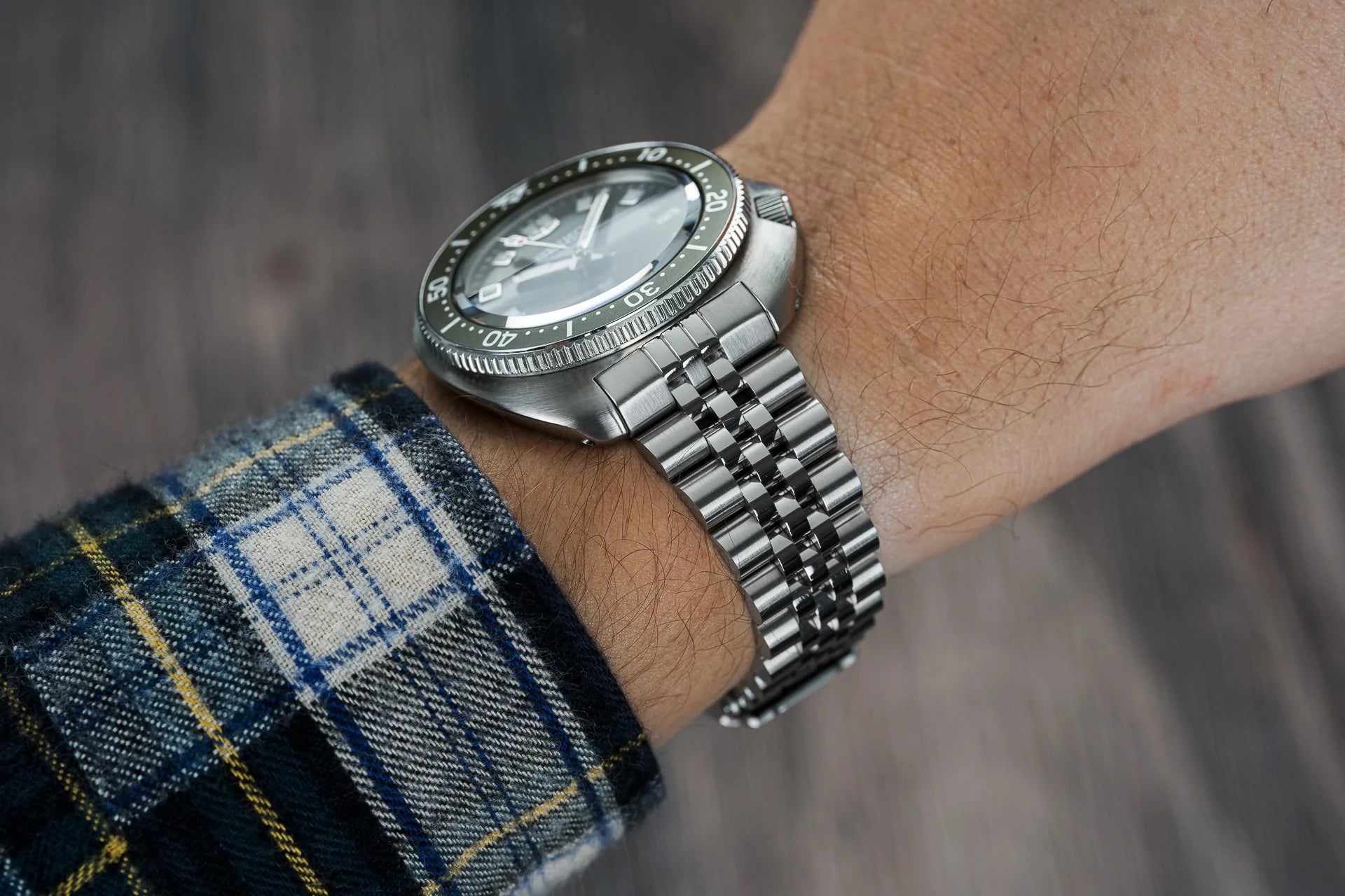 Jubilee watch band for seiko 2025